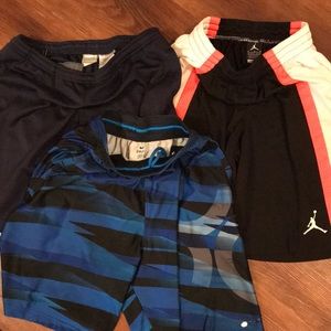 NIKE JORDAN BOY YOUTH ATHLETIC SHORTS S/M lot 3